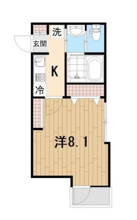 北浦和駅 徒歩19分 1階の物件間取画像